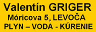 Griger - plyn, voda, k�renie
